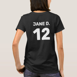 Custom template team attire (front & back design) T-Shirt