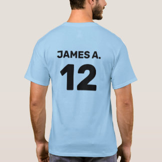 Custom template team attire (front & back design) T-Shirt