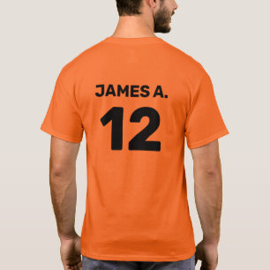 Custom template team attire (front & back design) T-Shirt