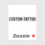 Custom Temporary Tattoo Your Words Party Night<br><div class="desc">Personalised his birthday boy gift,  matching customise word font choice,  Personalised Roman numeral from her,  Customised name sport number text,  Create a fake non permanent,  tattoo for event son husband,  groom bachelor stag do sticker,  on wrist arm hand with,  dad father best man friend,  groomsman bar crawl pub weekend</div>