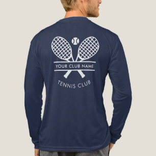 Custom Tennis Club Coach Team Players Tri-Blend Shirt