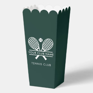 Custom Tennis Club Name Team Players Favour Box