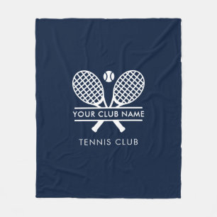 Custom Tennis Country Club Name Any Color Fleece Blanket