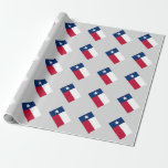 Custom Texas state flag Birthday wrapping paper<br><div class="desc">Custom Texas flag wrapping paper.
Texan state pride design for patriotic Birthday party,  baby shower,  wedding,  Christmas,  Holidays,  business and more. Novelty american gift wrap for men women and kids.</div>