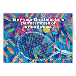 🎾🎄Custom text, Ace Your Christmas