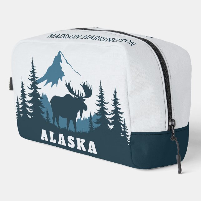 Custom Text ALASKA Dopp Kit (Right Corner)