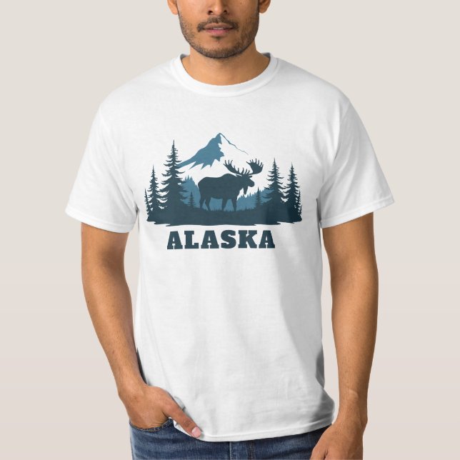 Custom Text ALASKA T-Shirt (Front)