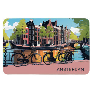 Custom Text Amsterdam Magnet