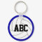 Custom Text and Colour Volleyball Key Chains