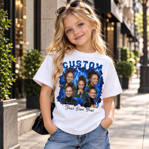 Custom text And Photo Bootleg T-Shirt