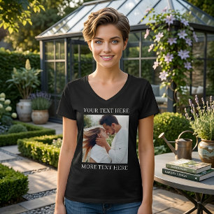 Custom Text and Photo T-Shirt