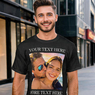 Custom Text and Photo Tri-Blend Shirt