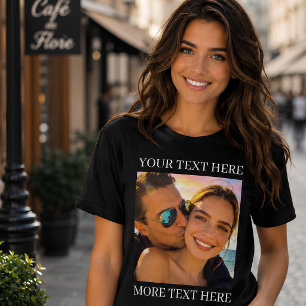 Custom Text and Photo Tri-Blend Shirt