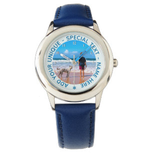 Custom Text and Photo With My Pet - Your Desing Watch
