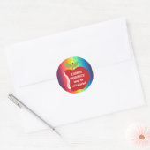 Custom Text (Apple) Chiropractic Stickers (Envelope)