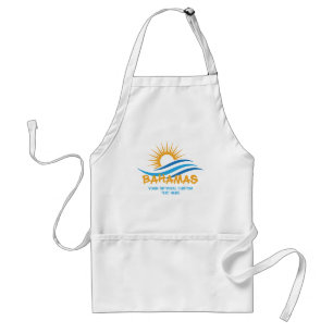 Custom Text Bahamas Standard Apron