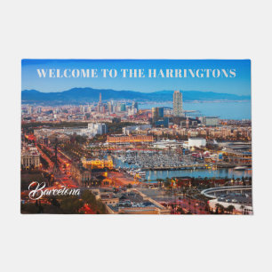 Custom text Barcelona doormat
