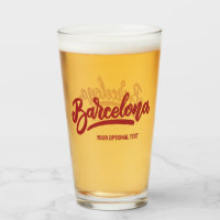 Custom Text Barcelona