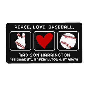 Custom Text Baseball