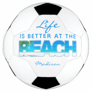 Custom text BEACH Soccer Ball