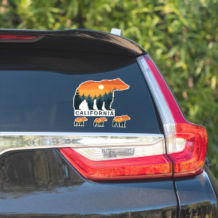 Custom text Bear Forest Stickers