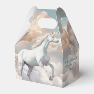Custom Text Beautiful Unicorn Favour Box