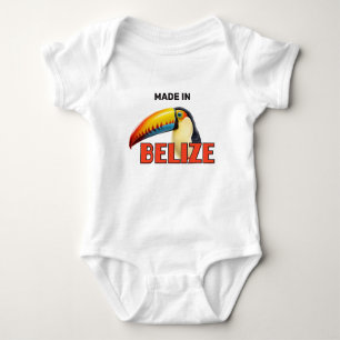 Custom Text BELIZE Toucan Baby Bodysuit