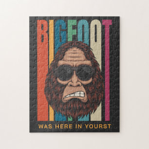Custom Text Bigfoot Jigsaw Puzzle