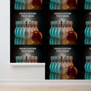 Custom Text Bowling Wallpaper