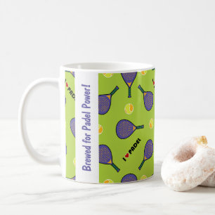🎾Custom text, Brewed for Padel Power! Coffee Mug