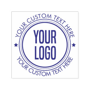 Custom Text Business Logo Self-inking Stamp