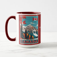 Custom Text Canada Travel Poster