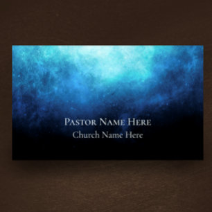Custom Text Christian Church Pastor Personalised Business Card