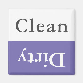 Custom Text & Colour Clean Dirty Dishwasher Kitche Magnet