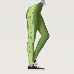 Custom text & colour leggings