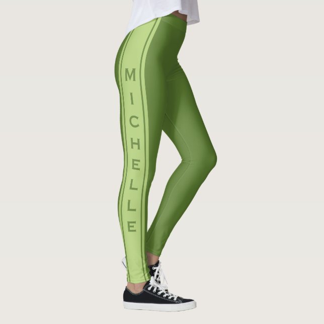 Custom text & colour leggings (Right)