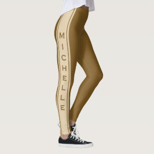 Custom text & colour leggings