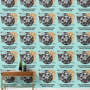 Custom Text & Colour Movie Wallpaper