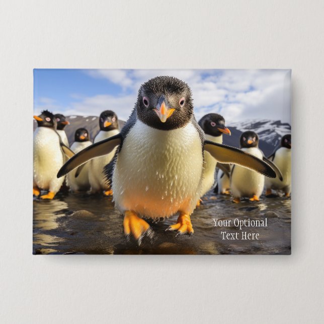 Custom Text Cool Penguins (Front)