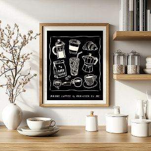 Custom Text Cozy Minimalist Art Poster