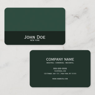 CUSTOM TEXT - Create Your Own Minimalist Business Card