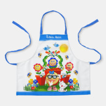 Custom Text Cute colorful Emoji Flowers Design