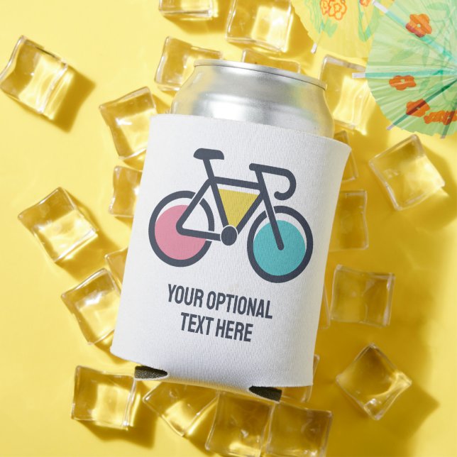 Custom Text Cycling Can Cooler (In Situ Summer)
