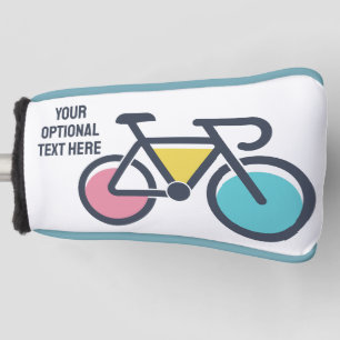 Custom Text Cycling Golf Head Cover