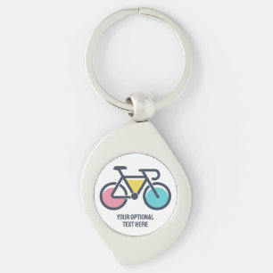 Custom Text Cycling Key Ring
