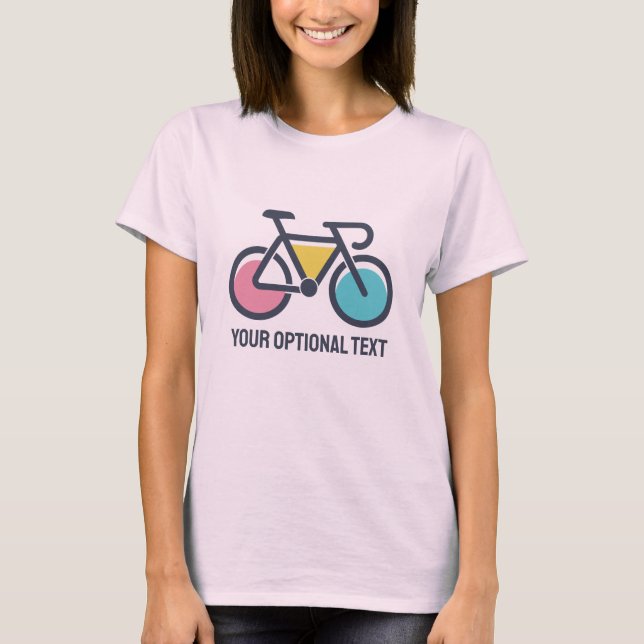Custom Text Cycling T-Shirt (Front)