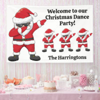 Custom Text Dabbing Dancing Santa