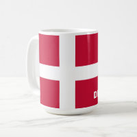 Custom Text Denmark Flag