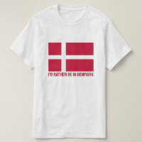 Custom Text Denmark Flag