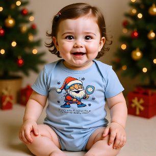 Custom text Dinkin' All the Way! Baby Bodysuit